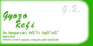 gyozo refi business card
